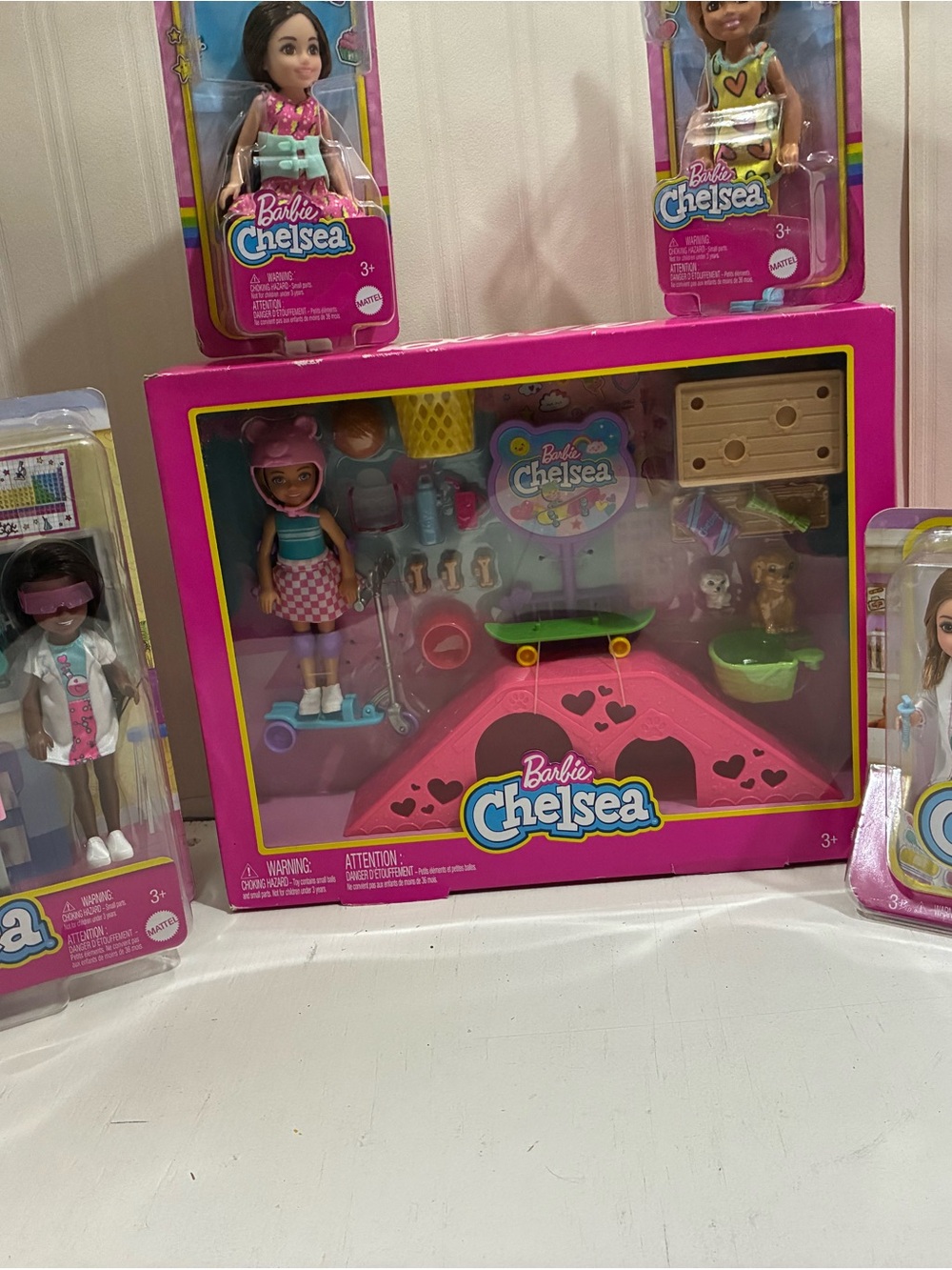 Barbie Chelsea Skate Park Playset Bundle! Includes everything you see in picture